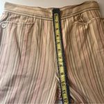 Talbots  Striped Cotton Pants in Pink and Tan. Size Small 4 Photo 6