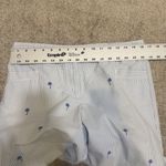 Tommy Hilfiger  10 embroidered palm striped crop pant P 3112 Photo 4