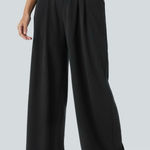 Halara  Flex™ High Waisted Pocket Wide Leg Waffle Work Pants | Small Regular Photo 0