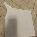 NIKIBIKI nikki bikki white one shoulder tank Photo 0
