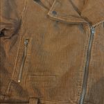 VICI women’s corduroy tan Moto jacket medium nwot Photo 9
