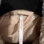 Free People Heavy Teddy Bear Tan Swing Jacket Coat Size M Photo 4