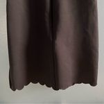 Top Shop Black Cut Out Scalloped Bodycon Dress Photo 4