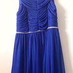 Dark Blue Homecoming Dress Size 16 Photo 0