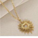 Anthropologie 18K Blessings Healing Necklace Photo 2