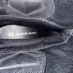 Charles Albert  Ankle Boots Sz 6 Western Cowboy Black Heels Pull On Photo 9