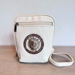 Vintage Tango Bag Touch 80s 90s Celestial Sun Ivory Silver Crossbody Bag Purse White Photo 0