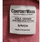 ComfortWash TShirt Womens Size SmallPink Short Sleeve Dog Logo Y2K Graphic Pink Photo 5