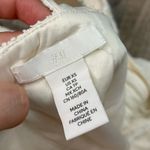 H&M cream white boucle corset bustier top Photo 4