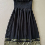 gavano. Strapless Smocked Bandeau Dress Photo 0