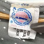 Vintage Grey Polka Dot Midi Dress Size M Photo 3