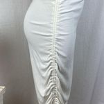 Princess Polly Cream Nothing More Ribbed Side Ruched Multi Length Skirt NEW Photo 3