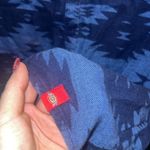 Dickies ✨ Women's Long Sleeve Pattern Sz M Shirt, French Blue/Deep Blue Print✨ Photo 6