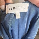Bella Dahl  Chambray Striped Button Down Dress Women's Sleeveless White Blue S Photo 3
