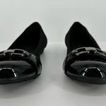 Anne Klein Able Flat Black Patent size 6.5 Round Toe Ballet Slip On Photo 3