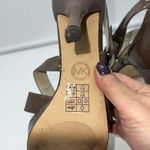 Michael Kors Evie Cinder Patent Leather Platform Sandals Photo 4