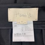 Haniiy Y Womens Pants 40 Black Straight Leg Workwear Classic Trousers Photo 5