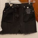 Madewell NWT Rigid Denim A-Line Mini Skirt size 0 Photo 8