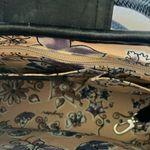 Brighton : Black/ Brown Wicker Shoulder Bag- Silver tone- Leather Trim- wear Photo 13