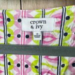 Crown & Ivy  Vibrant Geometric Tank Top Photo 3