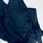 ZARA  Black Scoop Neck High Thigh One Piece Swimsuit Photo 7