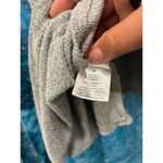 Pink republic  Women's Grey V-Neck Criss-Cross Back Ribbed T-Shirt Summer Casual Photo 2