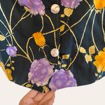 American Vintage Vintage 90s Floral Short Sleeved Shirt Blouse Photo 3