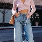 VICI  | Glenda Knit Ribbed Wrapped Cardigan Sweater Photo 3