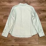 Antonio Melani X Elizabeth Damrich Helen Button Up Blouse Mint Green Size Large Photo 5