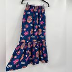 Marine layer 🆕 NWOT  Corinne Doublecloth Midi Skirt Batik Floral Tiered Size XS Photo 7