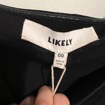 Likely Black Strapless Fitted Ruffle Hem Flounce Midi Conrad Dress Size 00 NWT Photo 4