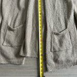 Wooden Ships Tan Brown Knit Mohair Open Long Cardigan M/L Photo 5