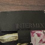 Intermix black floral sheer long bell- sleeve top size S Photo 6