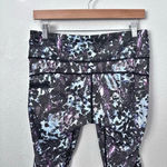 Lululemon  ATHLETICA | All Sport Crop Leggings Floral Tranquil Blue Multi | 8 Photo 7