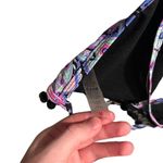 Black and pink paisley print string bikini size medium Photo 8