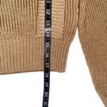 Babaton Aritzia Grazia Merino Wool Tan Crew Neck Knit Sweater XS Photo 6