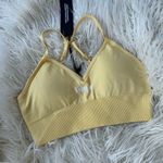 Civil Regime Pastel Yellow Kelly Seamless Bra Size Small Photo 2