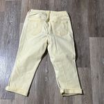 Chico's Yellow Women's Cropped Jeans EUC Photo 3