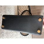 Michael Kors  Ellis Satchel Leather Black Crossbody Belt Photo 7