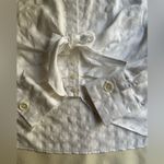 ZARA  White Button Down Shirt with Tie Front Photo 10