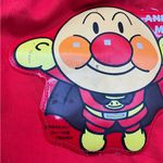 A Rare Vintage Red From Japan Anpanman Lightweight Mini Backpack Cotton Bag Photo 5