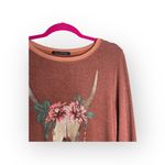 Wildfox HTF: OG ☻ Desert Dahlia Baggy Beach Jumper ☻ ︎BBJ Sweatshirt ☻ Fox Fur Photo 4