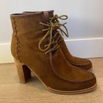 Pink Martini Suede Heel Boots Photo 3