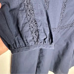 Outerknown  Navy Long Sleeve Elliott Organic Cotton Dress Size XS Photo 4