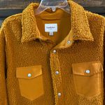 Goodfellow & Co  Mustard‎ Yellow/brownish color  Sherpa Jacket Photo 2