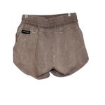 Alphalete Mineral Wash French Terry Cotton Dolphin Shorts Womens Size S Photo 1