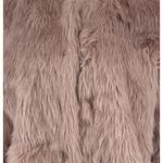 H&M Nicki Manaj x  Unicorn Jacket Pink Faux Fur Size 8 Embroidered Crop Boho Photo 1