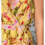 Luxxel  Floral Printed Pleated Romper Size Small New With Tags Photo 2