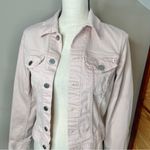 AG Adriano Goldschmied Adriano Goldschmied Robyn Long Sleeve Denim Jacket Vintage Pink Small S SSW4087 Photo 3