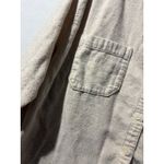 Old Navy  The Boyfriend Shirt Beige Speckled Button Down Long Sleeve Women's XL Photo 3